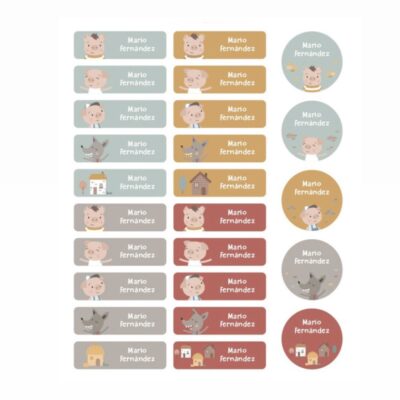 Pack 25 Etiquetas Personalizadas Para Roupa | Três Porquinhos